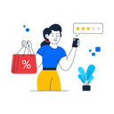پیش‌نمایش فایل girl-giving-shopping-feedback-9329060 از پک کسب‌وکار، مجموعه ۰۲