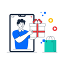 پیش‌نمایش فایل man-buying-online-gift-9329102 از پک کسب‌وکار، مجموعه ۰۲