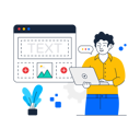 پیش‌نمایش فایل man-working-on-content-management-9329062 از پک کسب‌وکار، مجموعه ۰۲