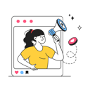 پیش‌نمایش فایل female-influencer-9765543 از پک خرید و تجارت الکترونیک، مجموعه ۰۲