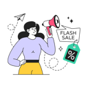 پیش‌نمایش فایل flash-sale-9765525 از پک خرید و تجارت الکترونیک، مجموعه ۰۲