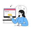 پیش‌نمایش فایل online-payment-9765538 از پک خرید و تجارت الکترونیک، مجموعه ۰۲