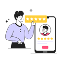 پیش‌نمایش فایل customer-reviews-9765503 از پک خرید و تجارت الکترونیک، مجموعه ۰۱