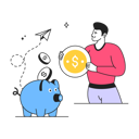پیش‌نمایش فایل deposit-savings-9765479 از پک خرید و تجارت الکترونیک، مجموعه ۰۱