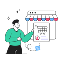 پیش‌نمایش فایل e-commerce-9765509 از پک خرید و تجارت الکترونیک، مجموعه ۰۱