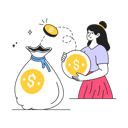 پیش‌نمایش فایل money-bag-9765488 از پک خرید و تجارت الکترونیک، مجموعه ۰۱