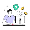 پیش‌نمایش فایل online-earning-9765492 از پک خرید و تجارت الکترونیک، مجموعه ۰۱