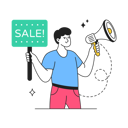 پیش‌نمایش فایل sales-promotion-9765476 از پک خرید و تجارت الکترونیک، مجموعه ۰۱