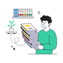 پیش‌نمایش فایل borrowed-books-9765418 از پک آموزش و پرورش