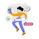 پیش‌نمایش فایل social-media-life-9773400 از پک فعالیت‌های مردم