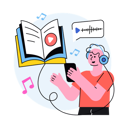 پیش‌نمایش فایل student-is-learning-and-playing-songs-on-headphones-9882641 از پک مطالعه، مجموعه ۰۱