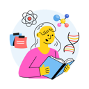 پیش‌نمایش فایل student-is-attentively-reading-science-book-9882679 از پک مطالعه، مجموعه ۰۲