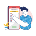 پیش‌نمایش فایل boy-is-checking-his-shopping-list-10186425 از پک تجارت الکترونیک، مجموعه ۰۱