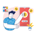پیش‌نمایش فایل boy-is-doing-online-payment-10186387 از پک تجارت الکترونیک، مجموعه ۰۱