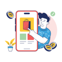پیش‌نمایش فایل boy-is-doing-online-shopping-and-online-payment-10186388 از پک تجارت الکترونیک، مجموعه ۰۱