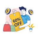 پیش‌نمایش فایل boy-is-enjoying-e-commerce-discount-10186392 از پک تجارت الکترونیک، مجموعه ۰۱