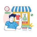 پیش‌نمایش فایل boy-is-viewing-online-shopping-store-10186398 از پک تجارت الکترونیک، مجموعه ۰۱