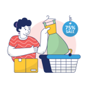 پیش‌نمایش فایل girl-is-adding-items-in-her-shopping-cart-10186402 از پک تجارت الکترونیک، مجموعه ۰۱