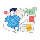 پیش‌نمایش فایل boy-is-doing-web-development-10186313 از پک طراحی و توسعه