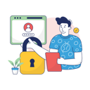 پیش‌نمایش فایل boy-is-securing-his-data-10186338 از پک طراحی و توسعه