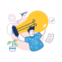 پیش‌نمایش فایل businessman-have-creative-idea-10186321 از پک طراحی و توسعه
