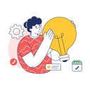 پیش‌نمایش فایل businessman-have-creative-idea-10186328 از پک طراحی و توسعه