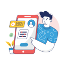 پیش‌نمایش فایل businessman-is-doing-app-setting-10186327 از پک طراحی و توسعه
