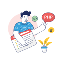 پیش‌نمایش فایل coder-is-writing-php-coding-10186316 از پک طراحی و توسعه
