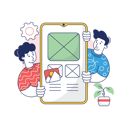 پیش‌نمایش فایل developer-is-doing-app-designing-10186336 از پک طراحی و توسعه