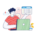 پیش‌نمایش فایل girl-is-software-developer-10186319 از پک طراحی و توسعه