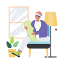 پیش‌نمایش فایل boy-reading-christmas-letters-10397302 از پک کریسمس