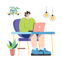 پیش‌نمایش فایل customer-support-operator-10397424 از پک پشتیبانی مشتریان