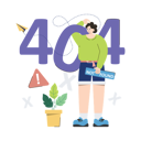 پیش‌نمایش فایل employee-encountering-404-error-10397428 از پک پشتیبانی مشتریان