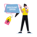 پیش‌نمایش فایل announcing-discount-offer-10393582 از پک فروش و تبلیغات و ترویج
