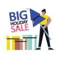 پیش‌نمایش فایل big-holiday-sale-10393554 از پک فروش و تبلیغات و ترویج