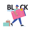 پیش‌نمایش فایل black-friday-sale-10393596 از پک فروش و تبلیغات و ترویج