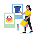 پیش‌نمایش فایل digital-shopping-10393574 از پک فروش و تبلیغات و ترویج