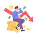 پیش‌نمایش فایل financial-loss-11270041 از پک افراد