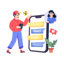 پیش‌نمایش فایل online-chat-11270045 از پک افراد