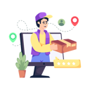 پیش‌نمایش فایل online-delivery-service-11270086 از پک افراد