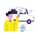 پیش‌نمایش فایل advertising-van-11276044 از پک بازاریابی – مجموعه ۲