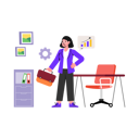 پیش‌نمایش فایل female-employee-at-office-11483300 از پک فعالیت‌های تجاری