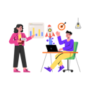 پیش‌نمایش فایل man-and-woman-working-on-business-start-up-11483315 از پک فعالیت‌های تجاری