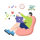 پیش‌نمایش فایل blockchain-research-in-vr-11500542 از پک متاورس و واقعیت مجازی