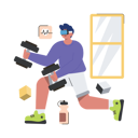 پیش‌نمایش فایل exercise-on-metaverse-11500535 از پک متاورس و واقعیت مجازی