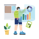 پیش‌نمایش فایل man-doing-analysis-in-metaverse-11500538 از پک متاورس و واقعیت مجازی