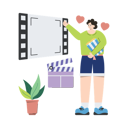 پیش‌نمایش فایل man-watching-movie-on-metaverse-11500534 از پک متاورس و واقعیت مجازی