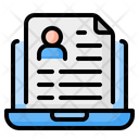 پیش‌نمایش فایل online-resume-4732293 از پک استخدام