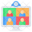پیش‌نمایش فایل video-conference-2480750 از پک یادگیری آنلاین