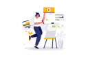 پیش‌نمایش فایل content-creators-5482581 از پک بازاریابی کسب‌وکار